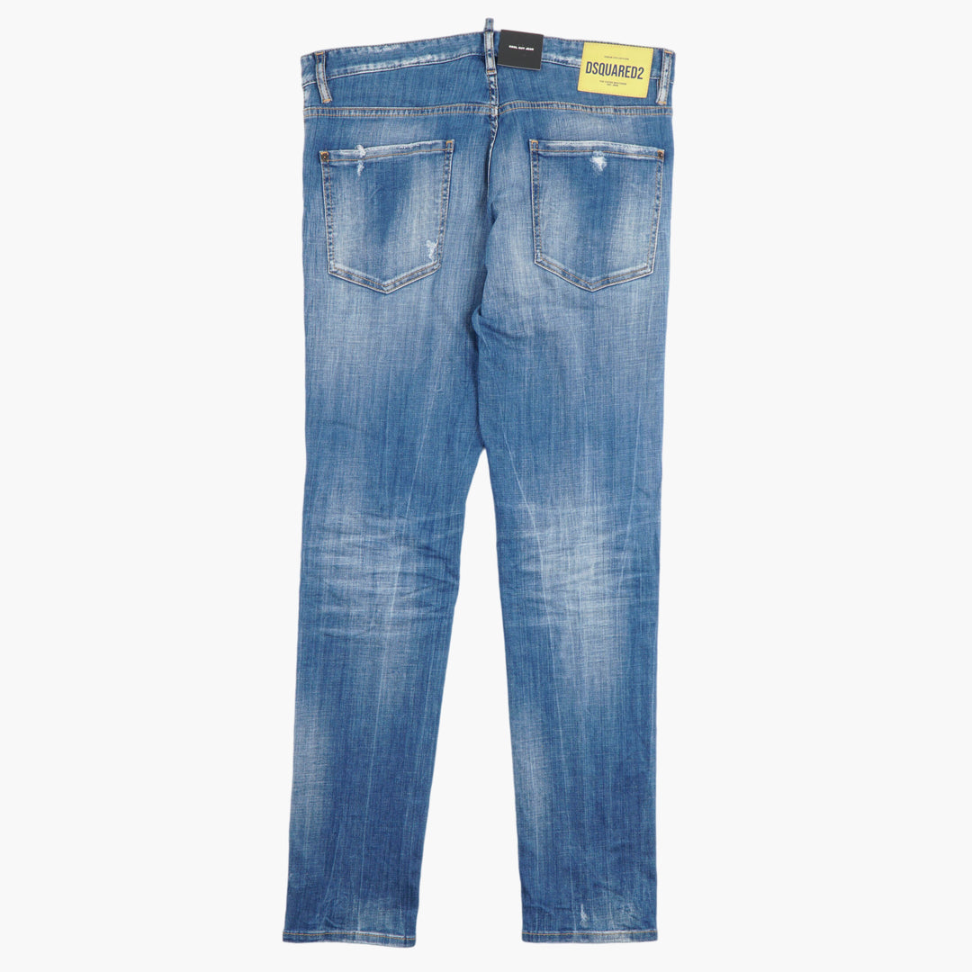 Jeans in denim usurato DSQUARED2 con design a cinque tasche