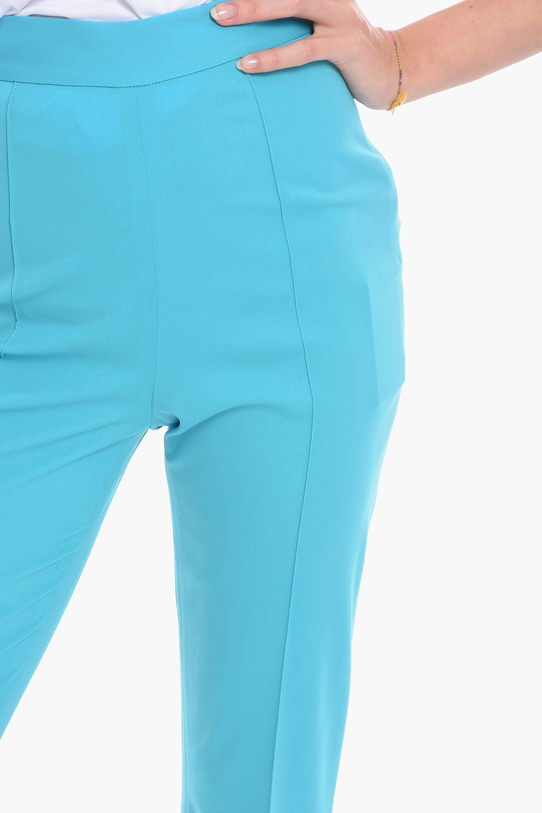 PANTALONI A SIGARETTA IN LANA BALENCIAGA