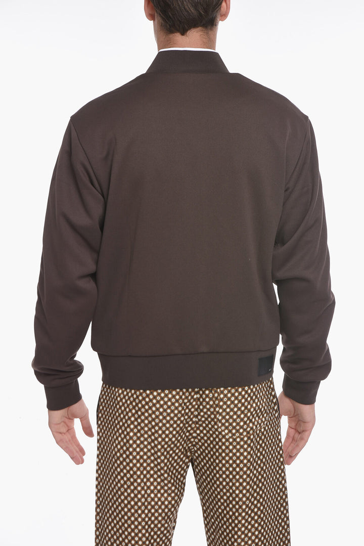 Amiri Zip-up Sweatshirt with Contrasting Embroidery