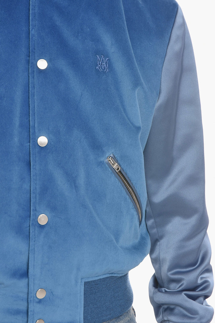 AMIRI VELOUR VARSITY JACKET