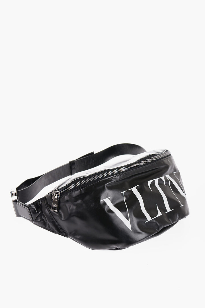 VALENTINO VLTN GARAVANI PATENT LEATHER BUM BAG