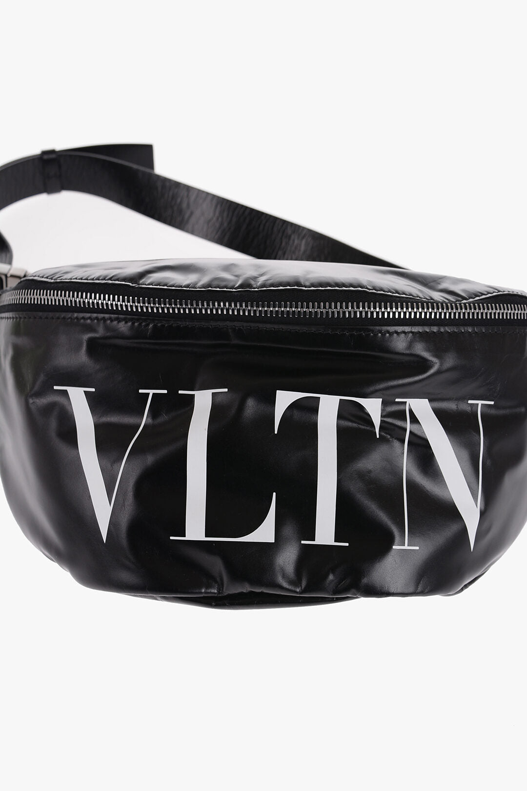 VALENTINO VLTN GARAVANI PATENT LEATHER BUM BAG