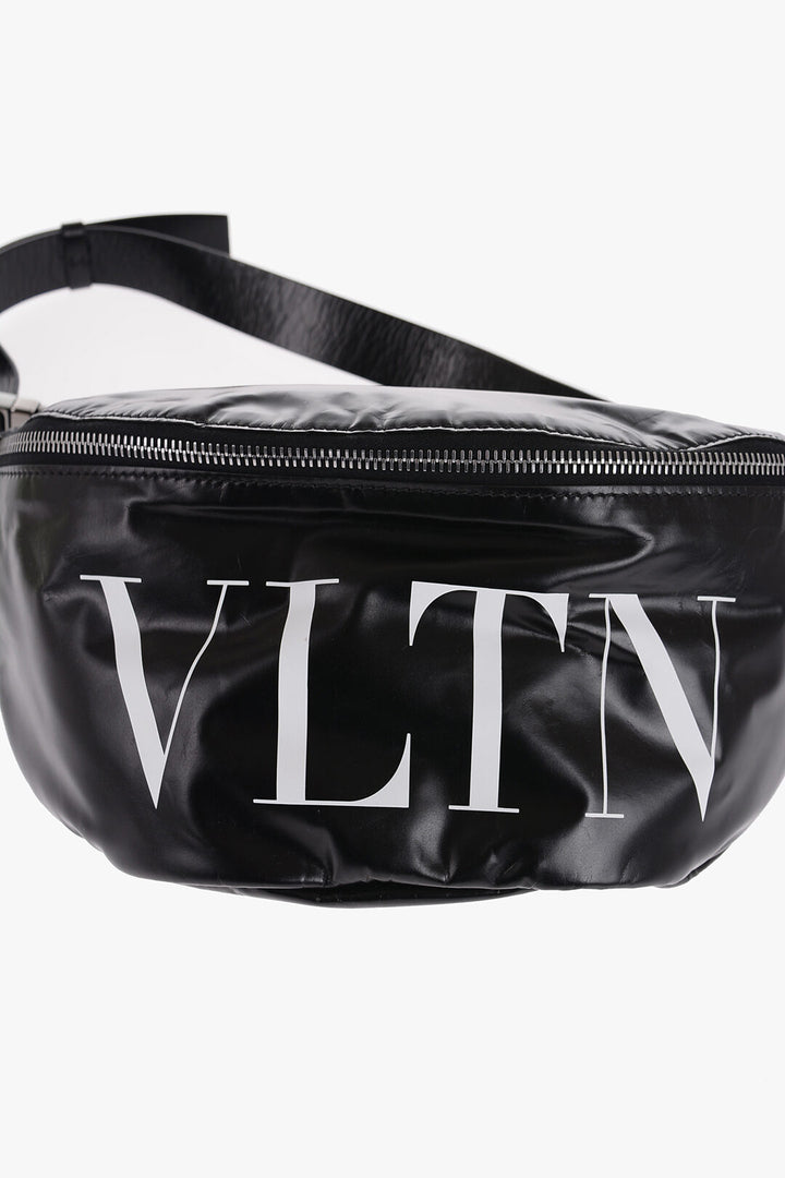 VALENTINO VLTN GARAVANI PATENT LEATHER BUM BAG