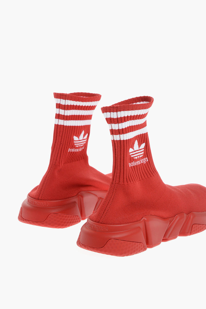 BALENCIAGA X ADIDAS WOMEN'S LOGO PRINT SPEED SOCK SNEAKERS