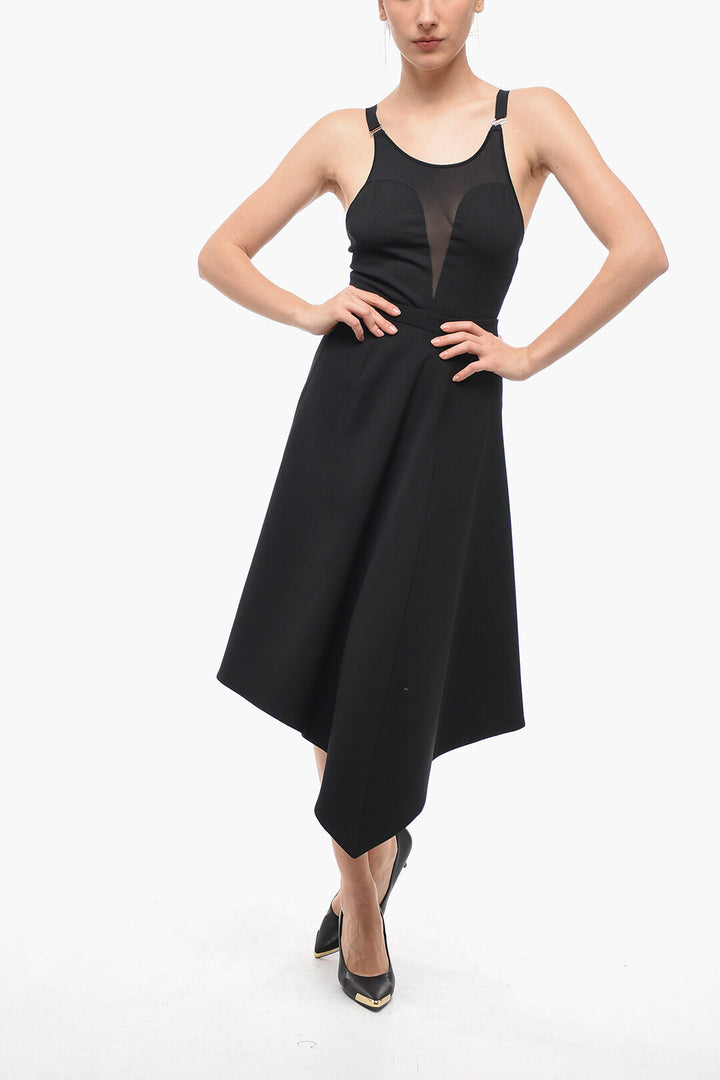 VETEMENTS ASYMMETRICAL SKIRT BLACK