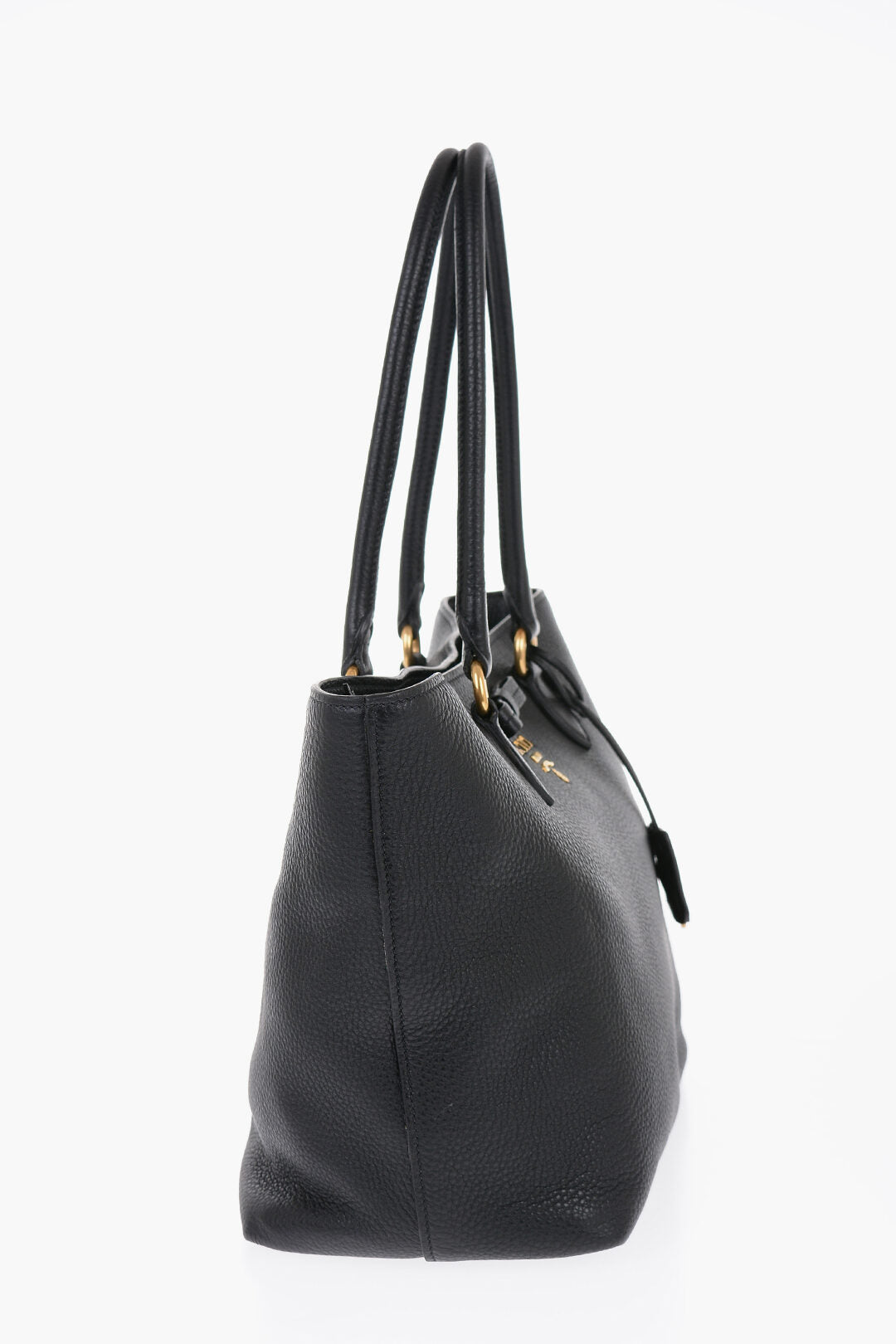 Prada Grain de Poudre Leather Tote Bag with Inner Pocket