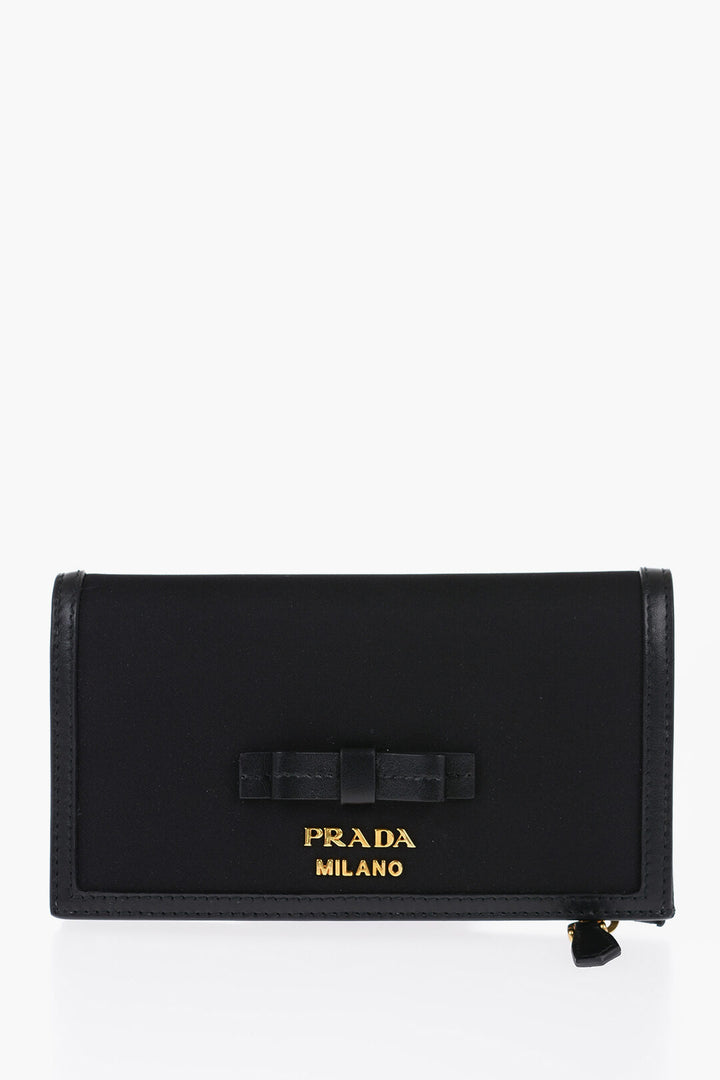 Prada 3-Compartment Nylon Wallet