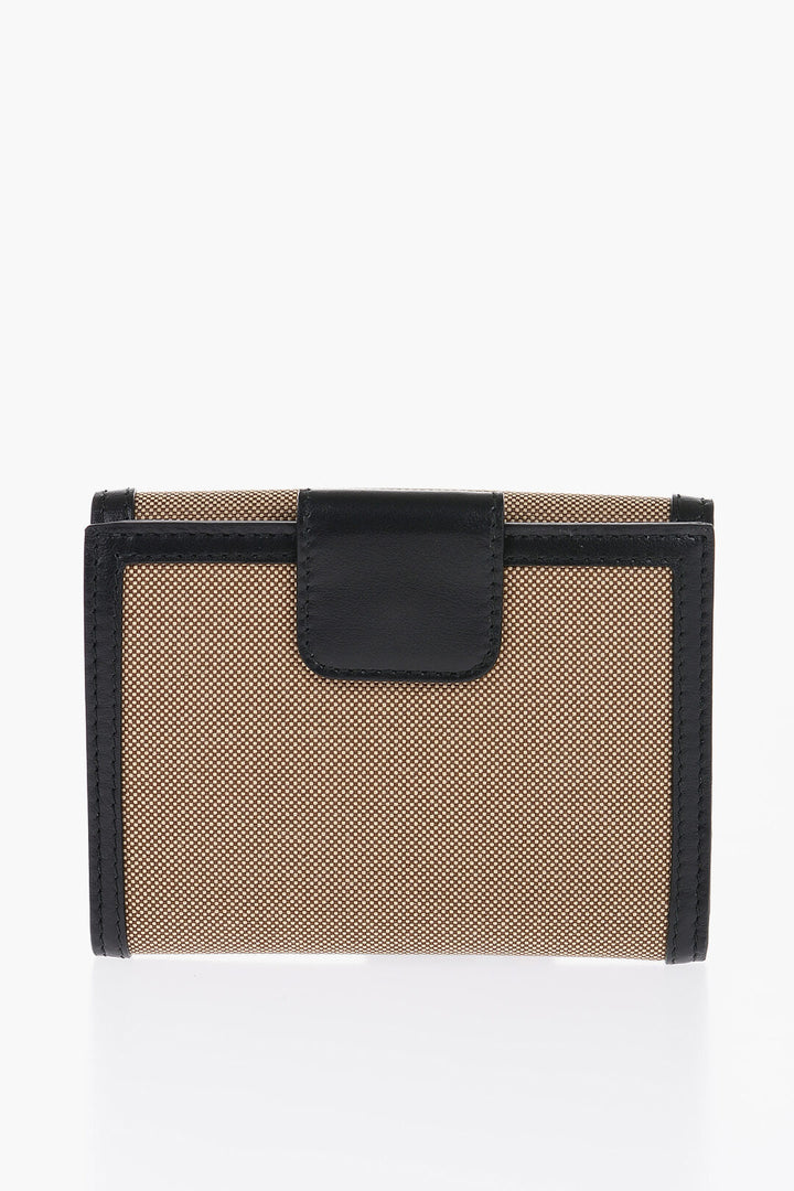 Prada - Canvas Wallet with Contrasting Edges