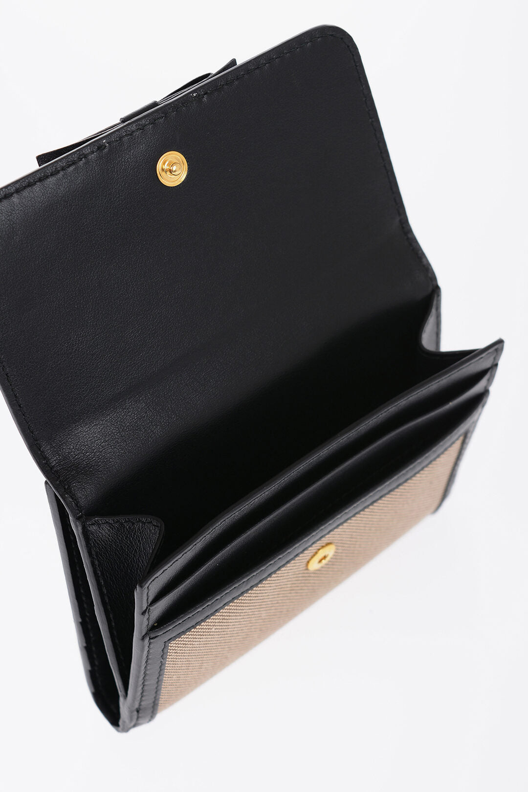 Prada - Canvas Wallet with Contrasting Edges