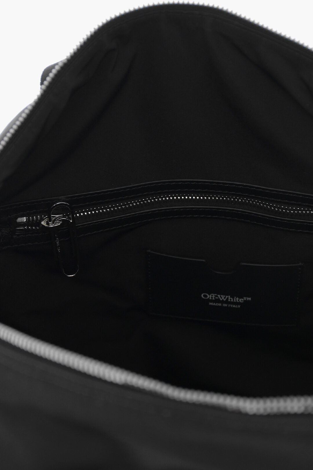 Off-White Travel Duffle Bag with Hard Core Patches