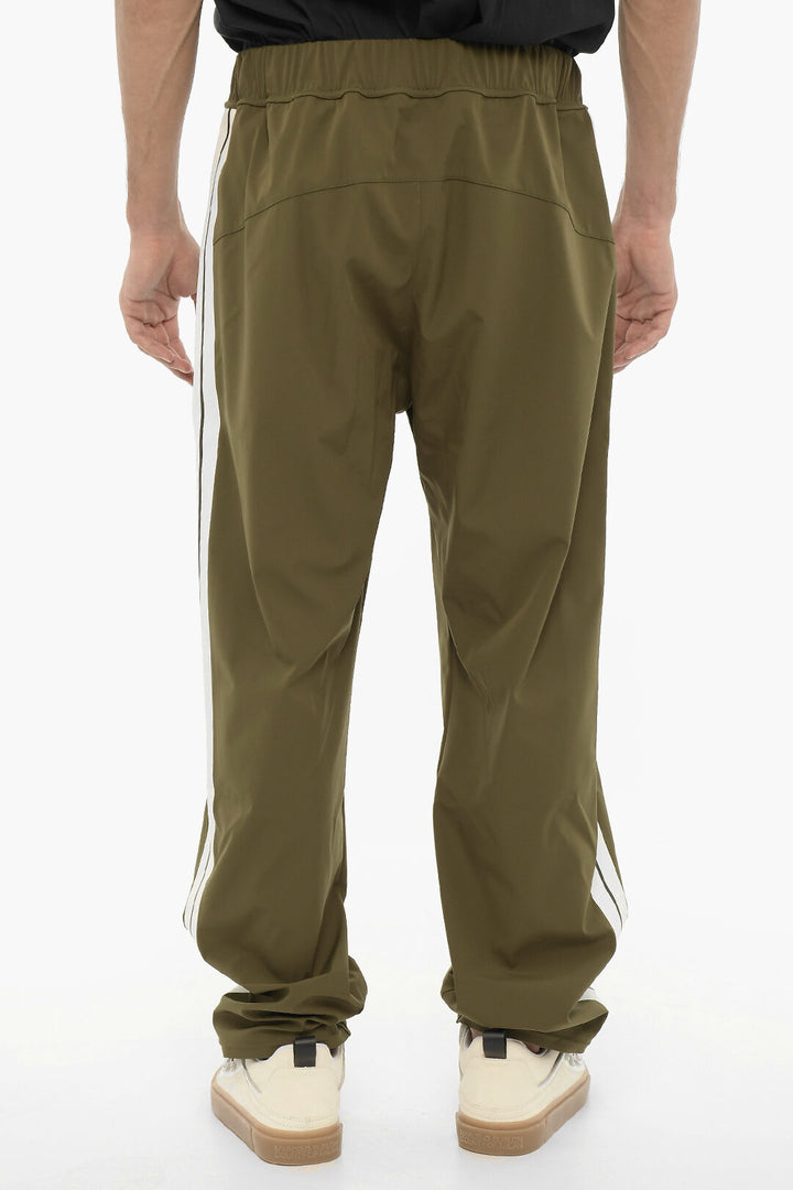 Palm Angels Contrasting Side Bands Active Pants
