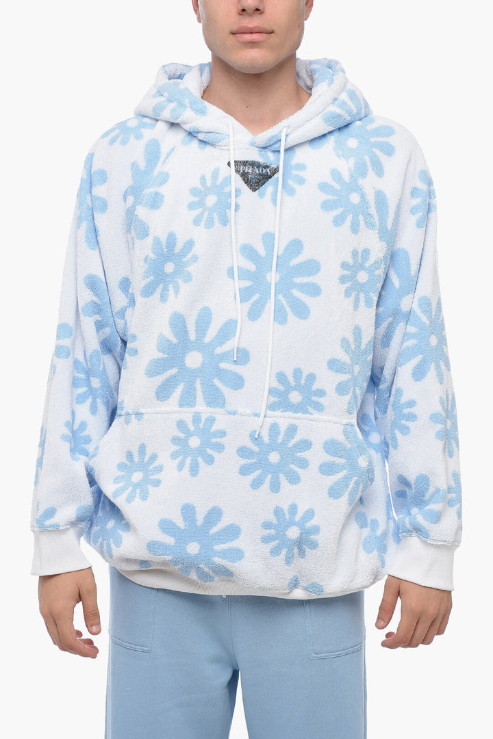 Prada Printed terry-cotton Hoodie