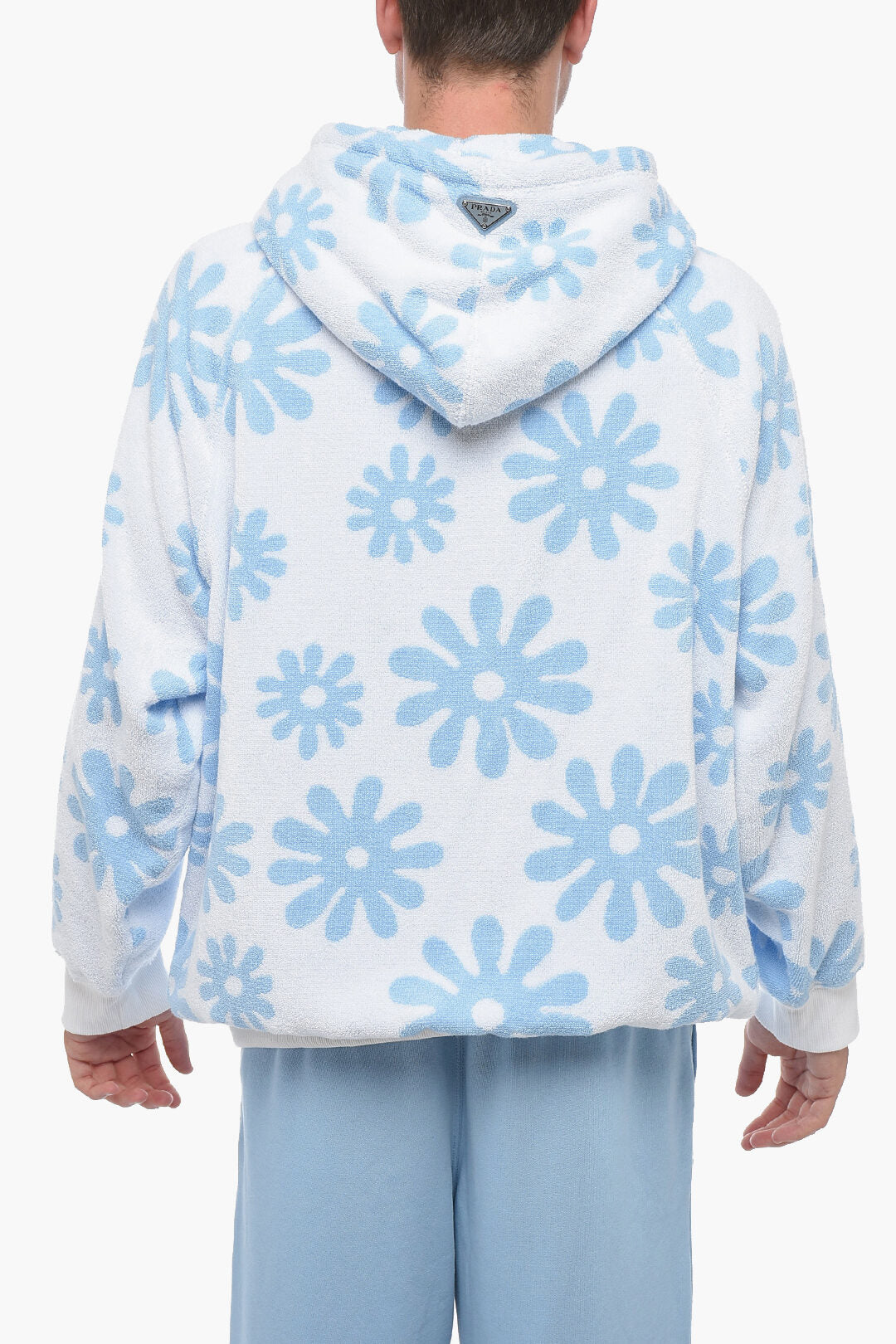 Prada Printed terry-cotton Hoodie