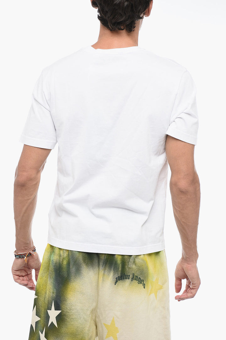 Palm Angels Brushed Cotton SPRAYED STARS Jogger Shorts