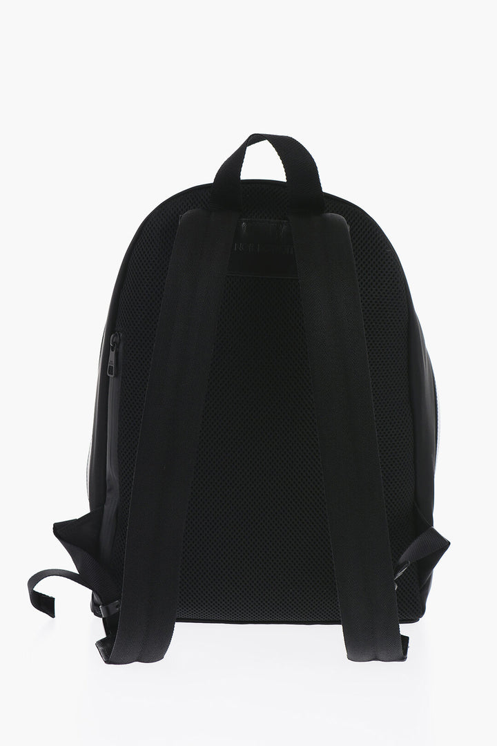 Neil Barrett Fabric FAIR-ISLE THUNDERBOLT Backpack
