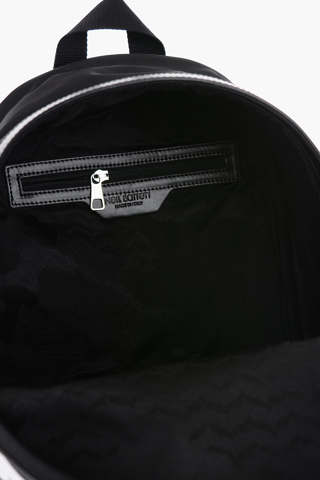 Neil Barrett Fabric FAIR-ISLE THUNDERBOLT Backpack