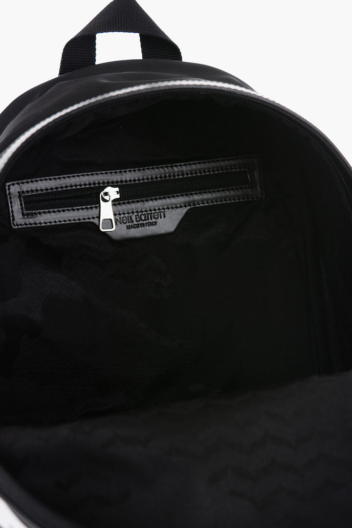 Neil Barrett Fabric FAIR-ISLE THUNDERBOLT Backpack