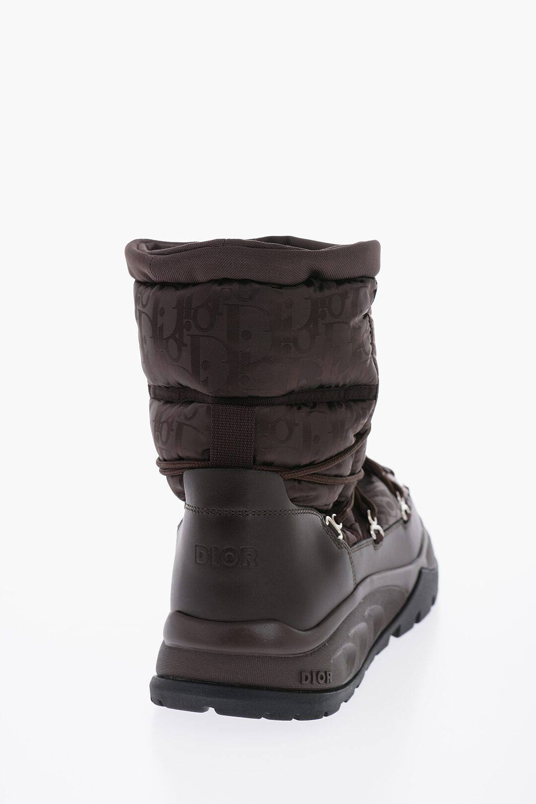 Dior Men's Monogram Print Snow Boots