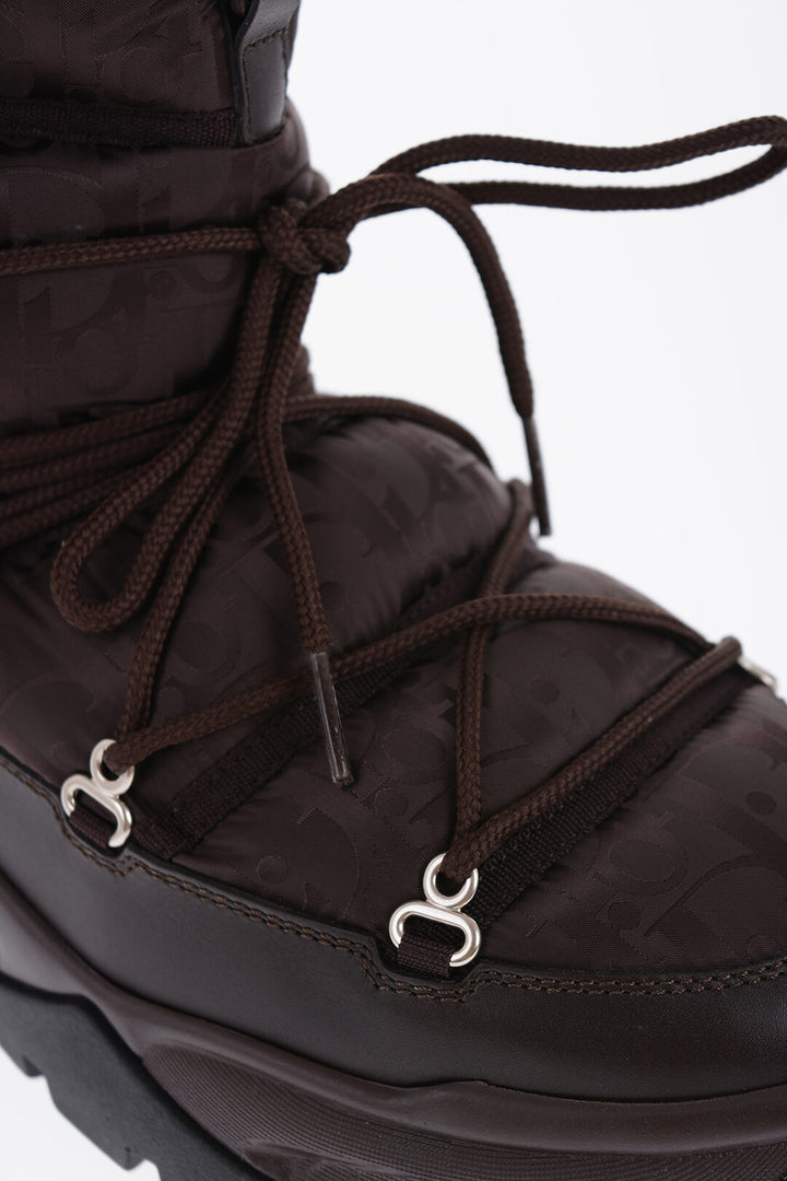 Dior Men's Monogram Print Snow Boots