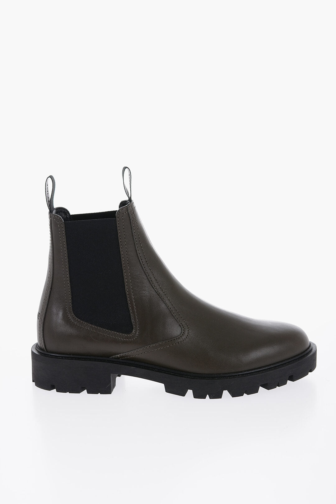 Celine Men's Leather MARGARET Chelsea Boots With Tank Sole