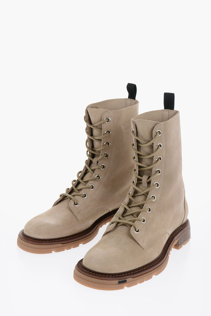 Dior Men's Suede Leather EXPLORER Combat Boots