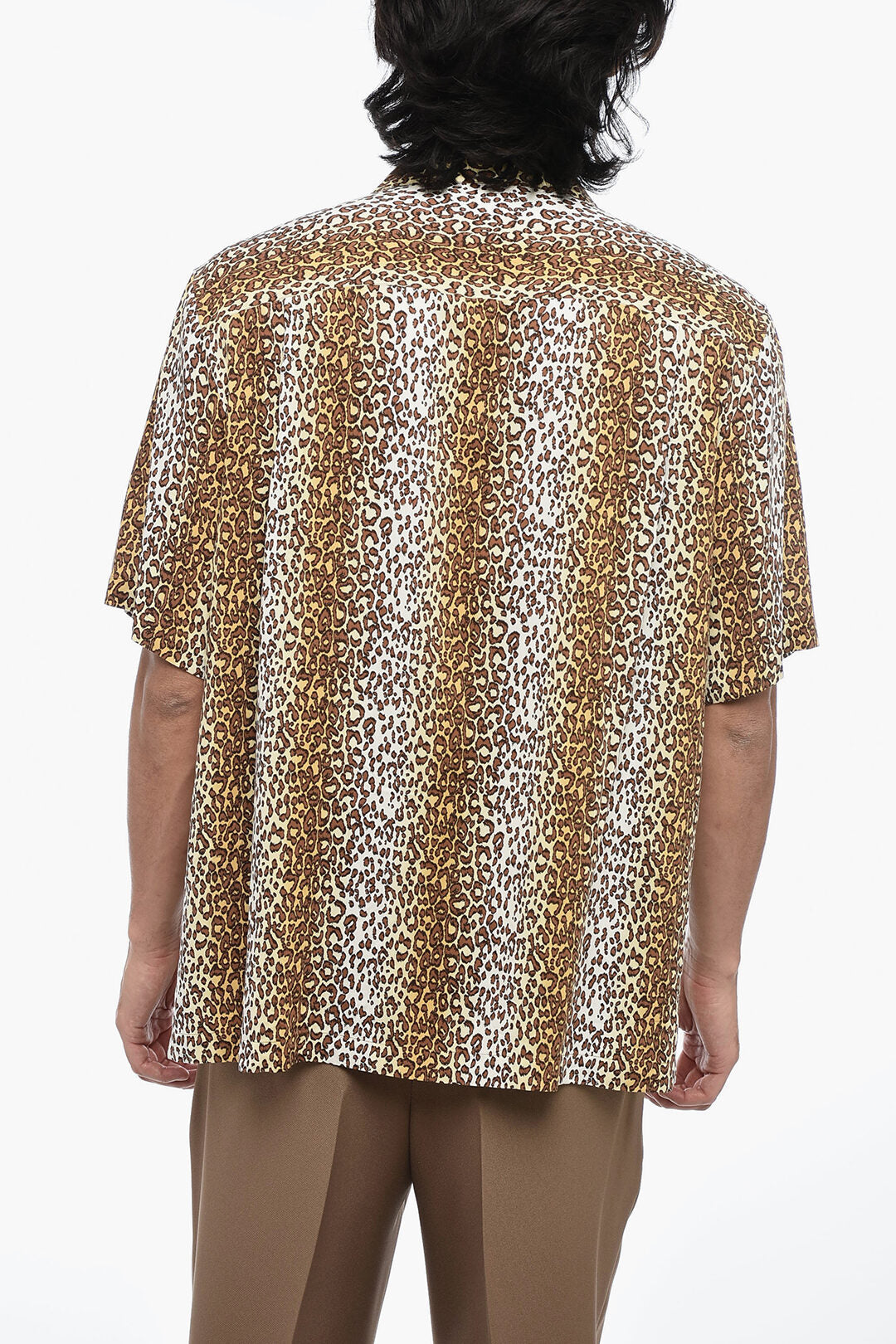 Camicia a maniche corte Celine HAWAIIAN con motivo animalier