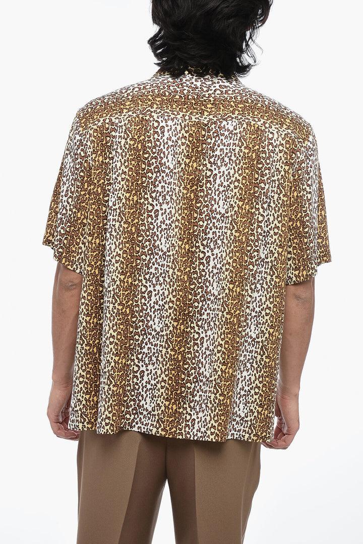 Camicia a maniche corte Celine HAWAIIAN con motivo animalier