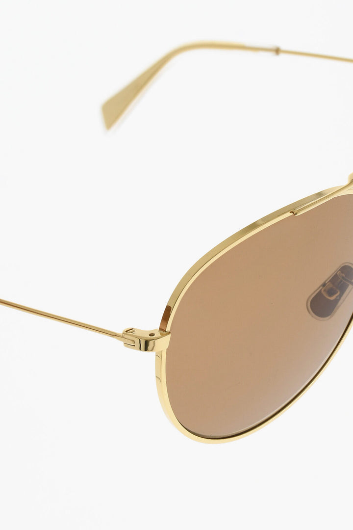 Occhiali da sole Celine Aviator con montatura effetto dorato