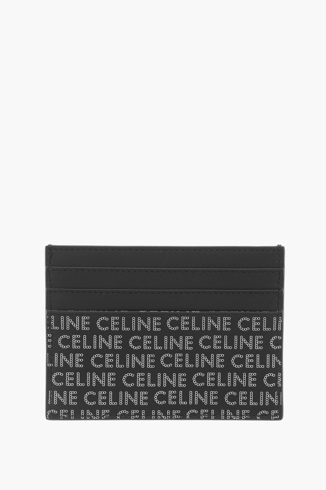 Porta carte in pelle con logo Celine All-Over