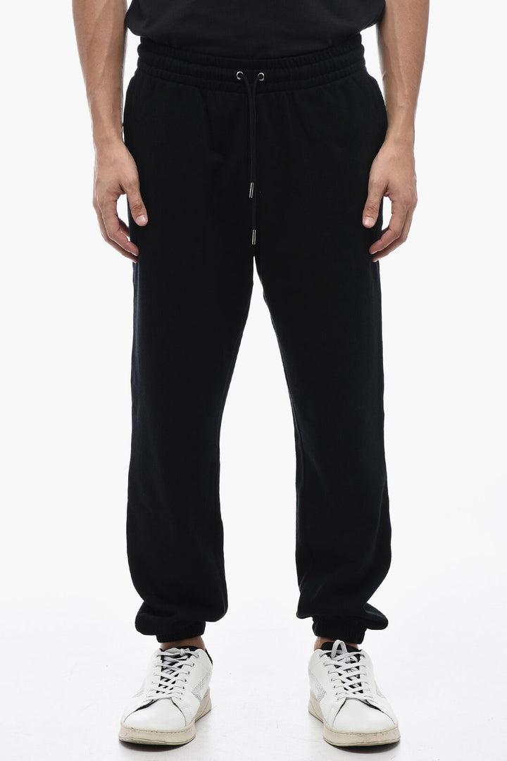 Celine Cashmere Blend Joggers with Embroidered Logo