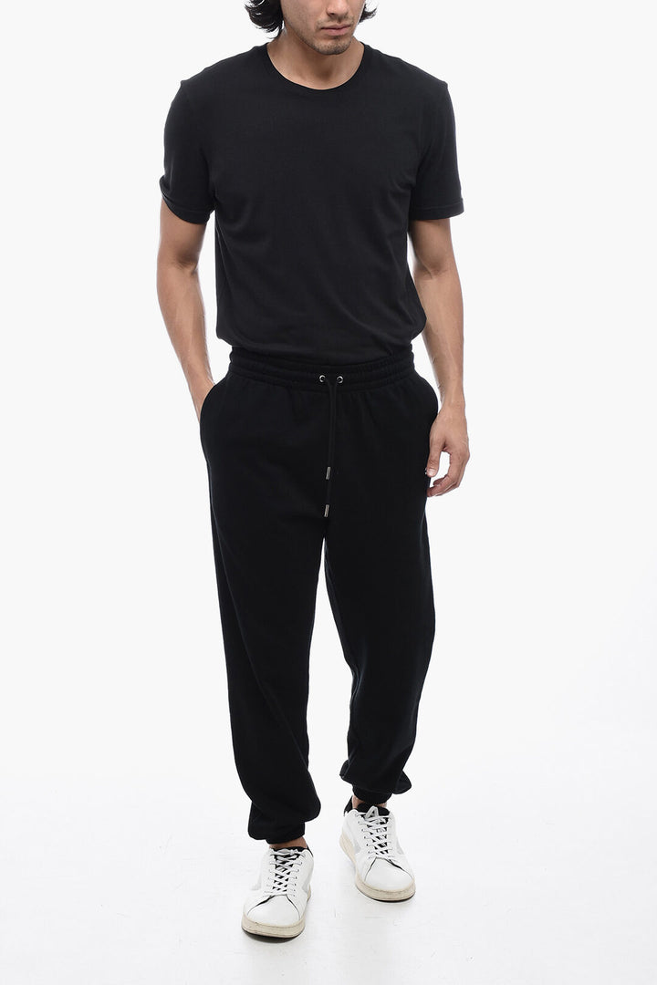 Celine Cashmere Blend Joggers with Embroidered Logo
