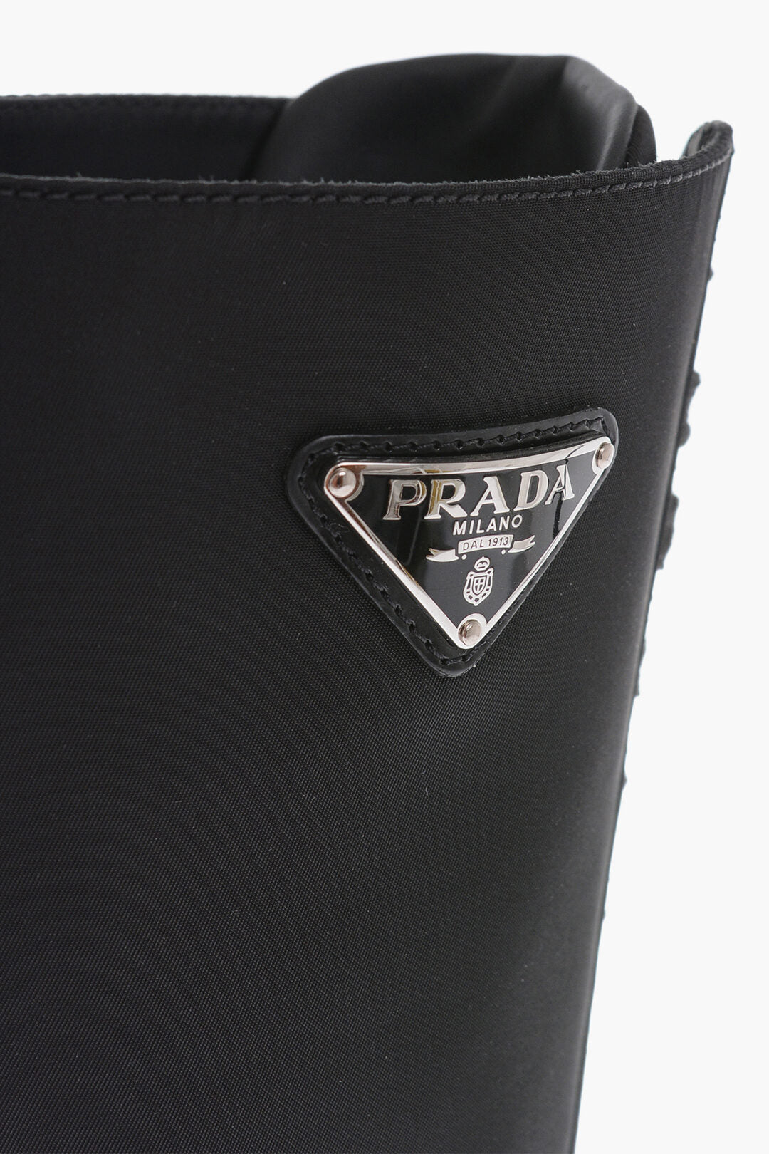 Prada Nylon Boots With Tank Sole Heel 8 cm