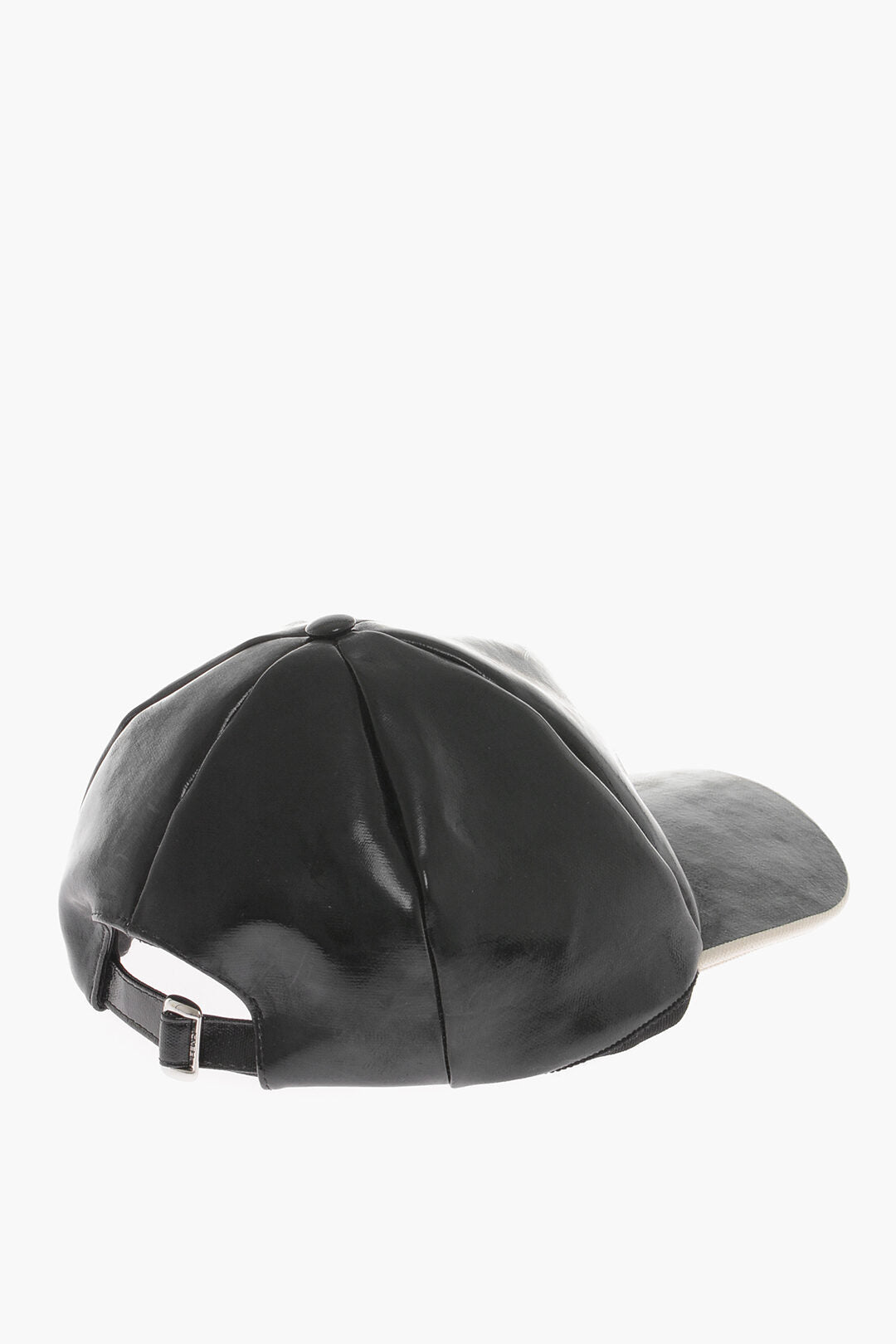 Fendi Coated Canvas Baseball Hat with Logo Lettering
