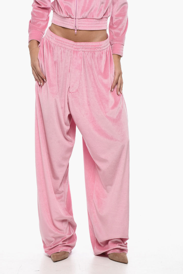Balenciaga Chenille Pants With Drawstrings