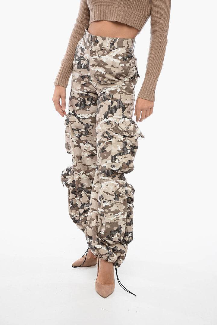 Amiri Cargo Pants with Camou Pattern
