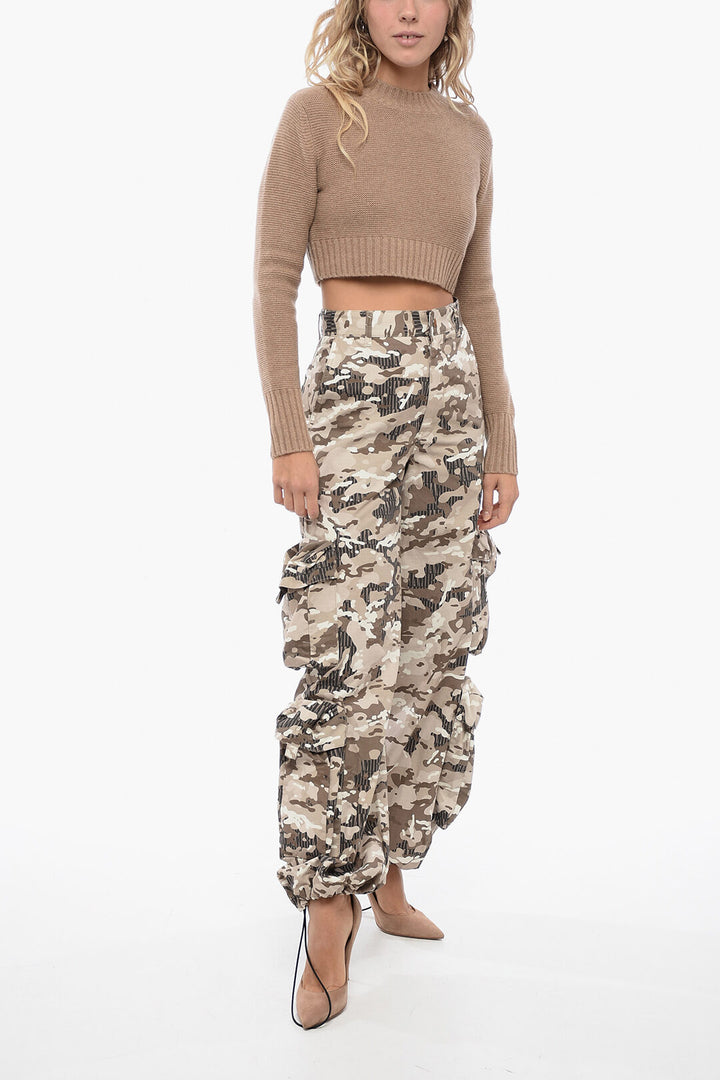 Amiri Cargo Pants with Camou Pattern