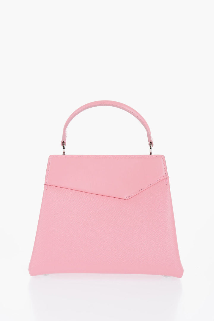 Borsa in pelle Maison Margiela MM11 con chiusura a clip con logo