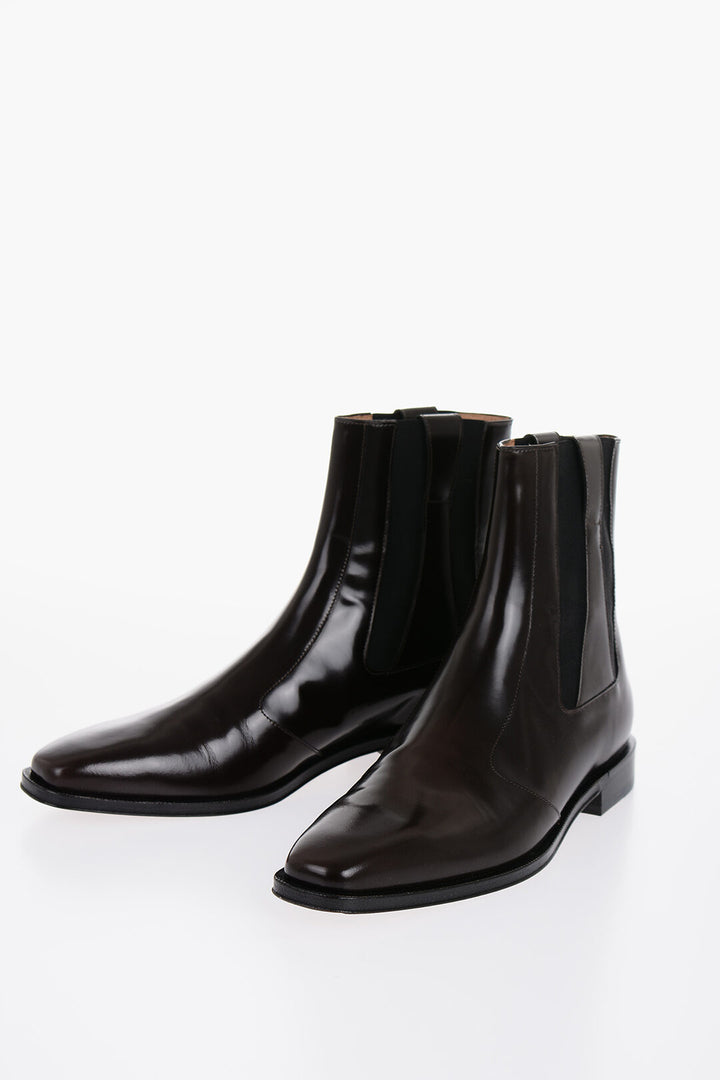 Maison Margiela Brown Leather Chelsea Boots
