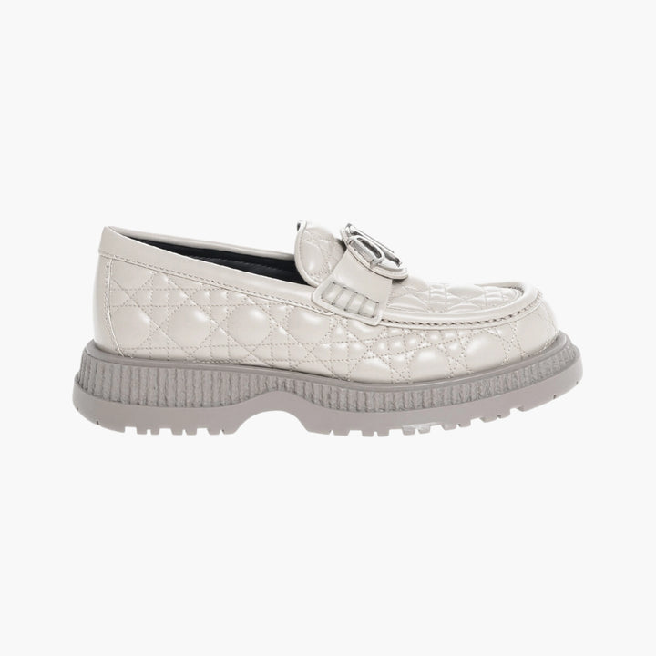 Dior Quilted Leather BUFFALO Loafers with Logoed Buckle