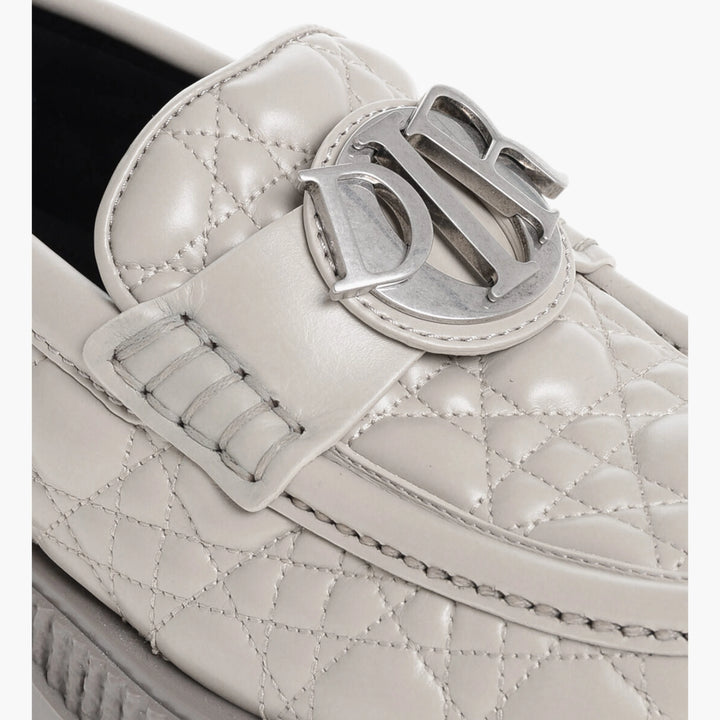 Dior Quilted Leather BUFFALO Loafers with Logoed Buckle