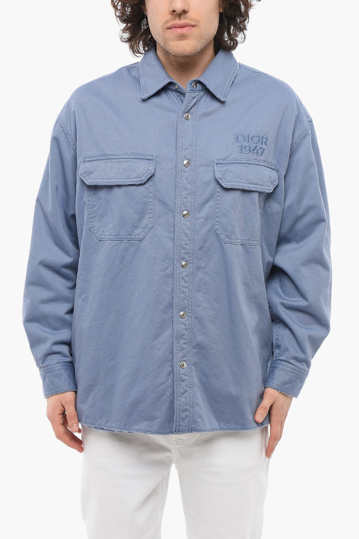 Dior Padded Shirt with Terry Cotton Details