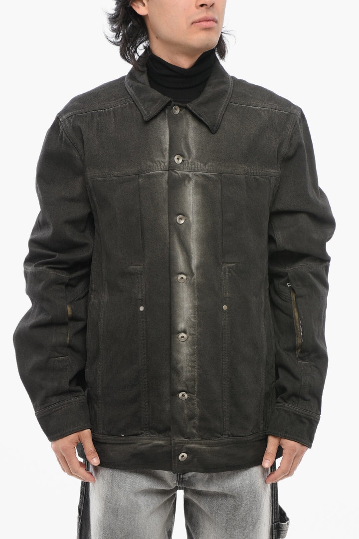 Rick Owens LIDO Vintage Washed WORKER Denim Jacket