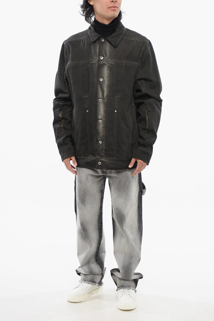 Rick Owens LIDO Vintage Washed WORKER Denim Jacket