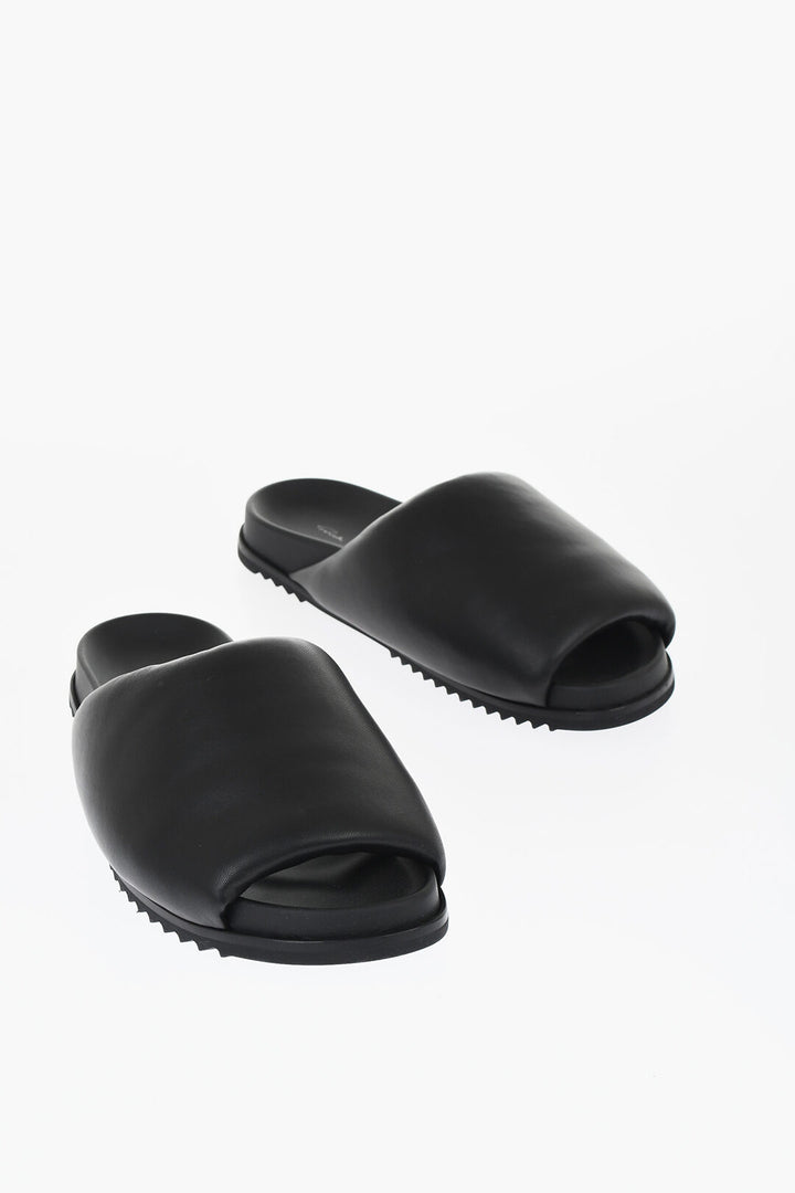 Rick Owens Leather Padded Slides