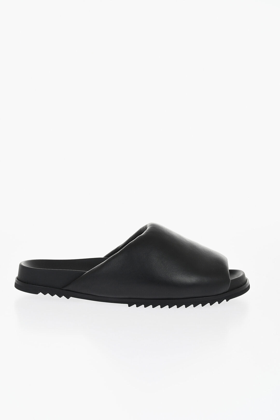 Rick Owens Leather Padded Slides