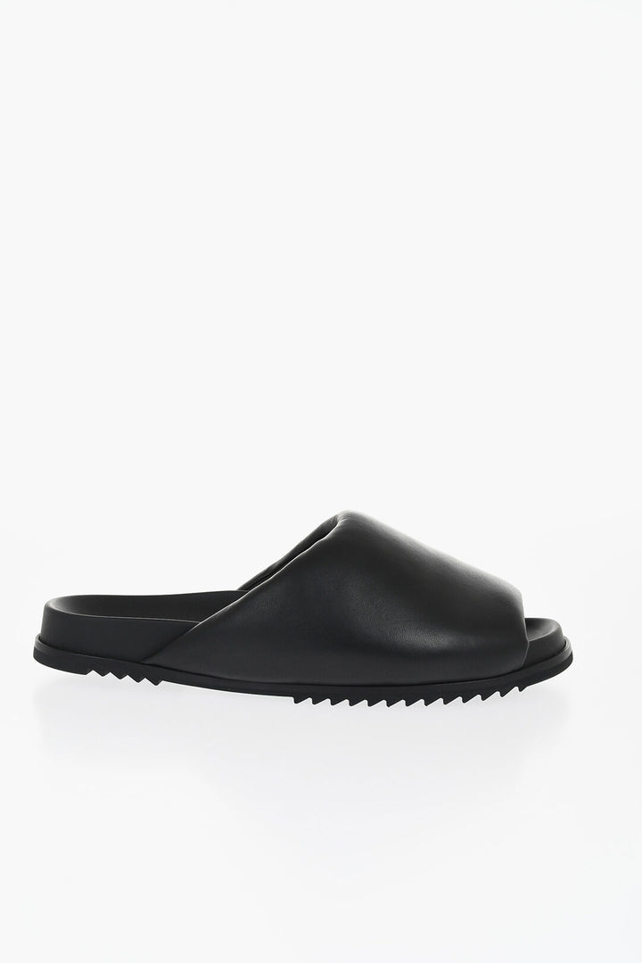 Rick Owens Leather Padded Slides