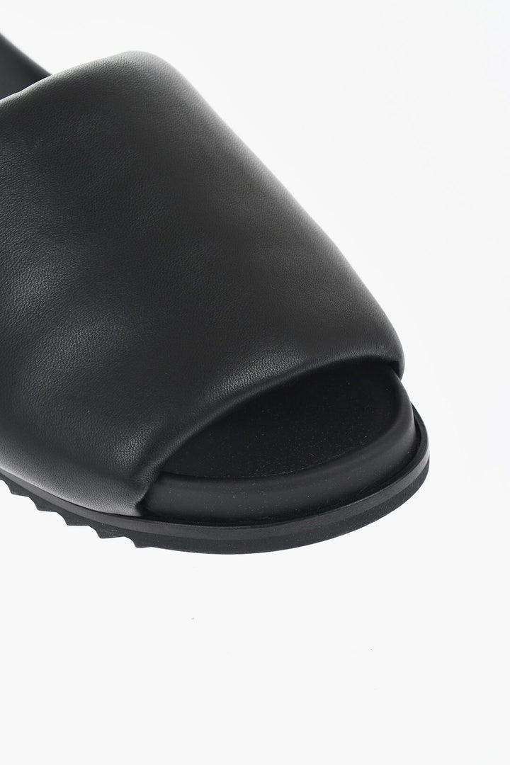 Rick Owens Leather Padded Slides