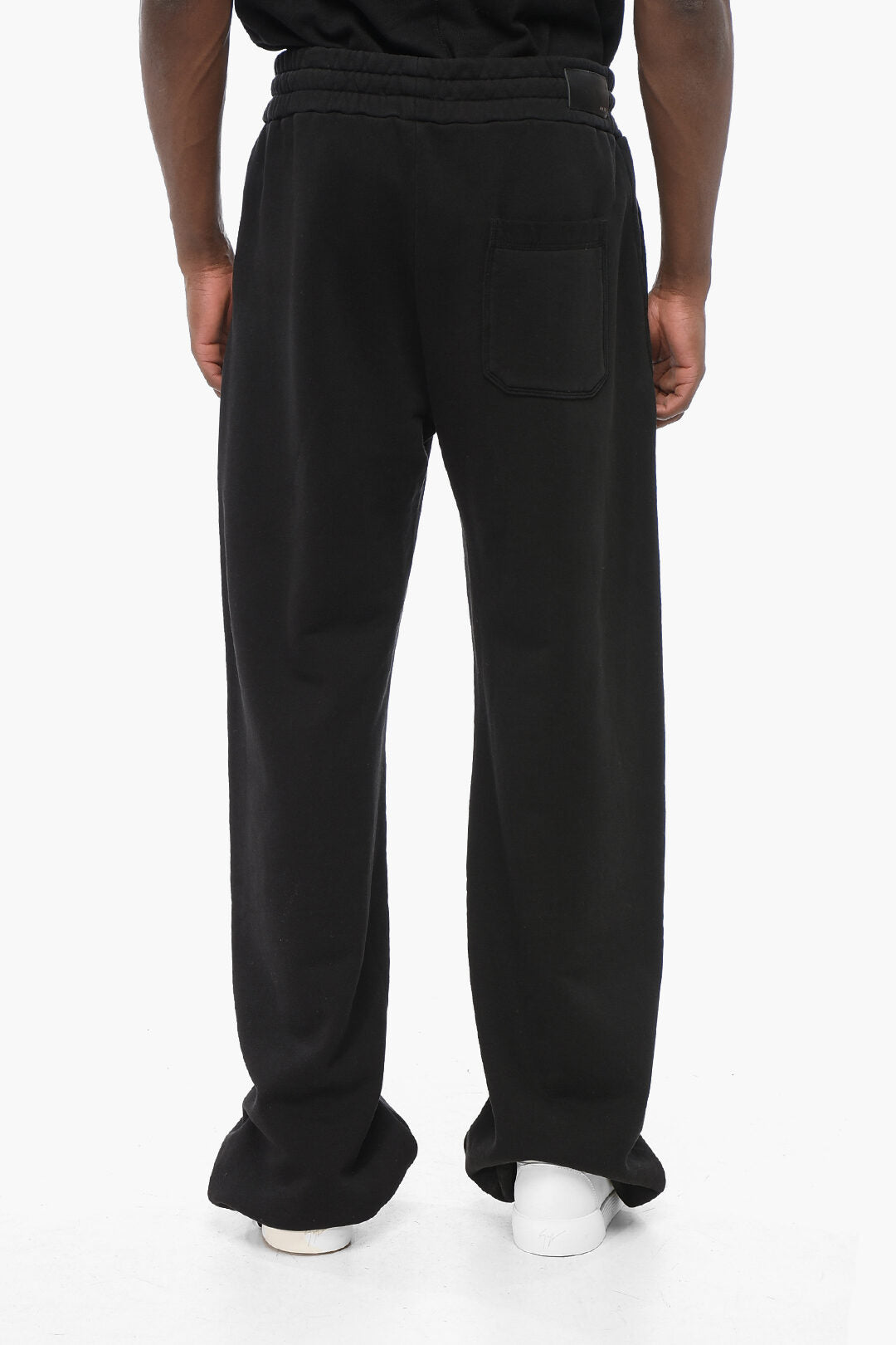 Amiri Drawstringed Ankle VARSITY Sweatpants with Flocked Prints