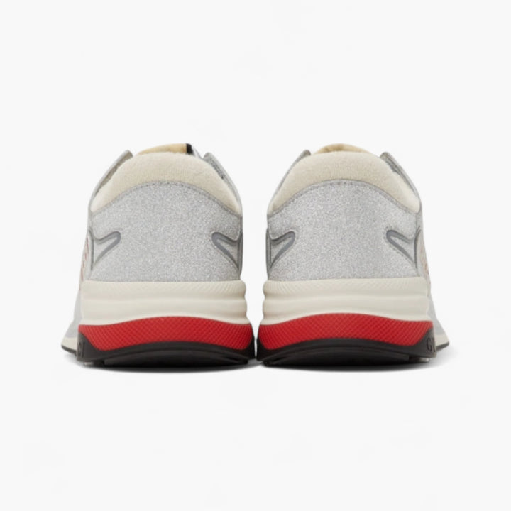 Gucci Silver Sparkling Ultrapace Sneakers