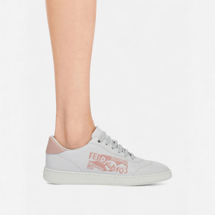 Salvatore Ferragamo Ice-Pink Sneakers